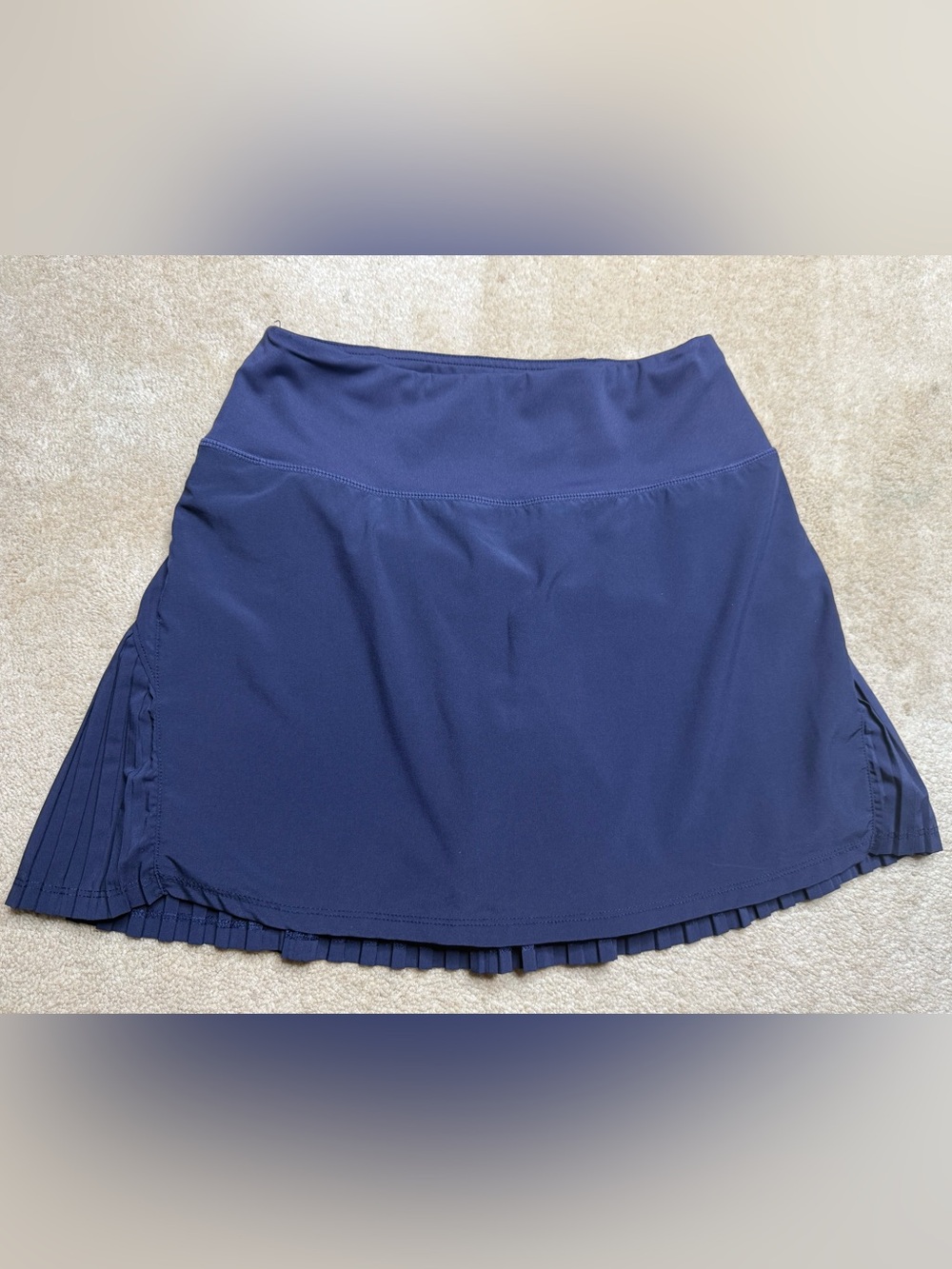 Women’s Navy Blue Athletic Skort Pleated XS SANTINY